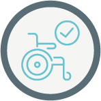 Pictogramme fauteuil roulant