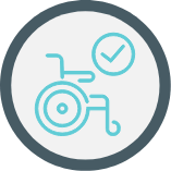 Pictogramme fauteuil roulant