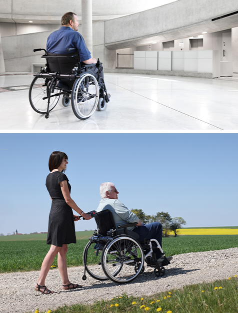 plusieurs images de personnes en situation de handicap